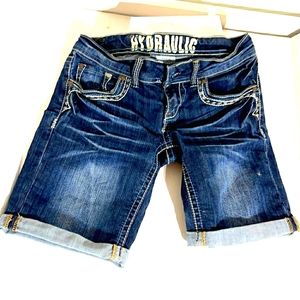 Hydraulic cuffed shorts 3/4